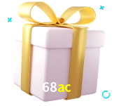 Receba seus bônus de boas-vindas no 68ac